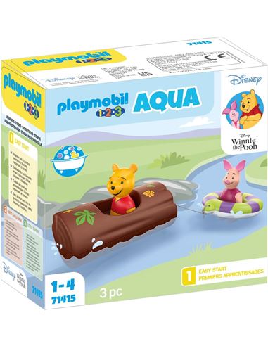 Playmobil - 1.2.3: Aventura acuatica Winnie & Pigl - 30071415