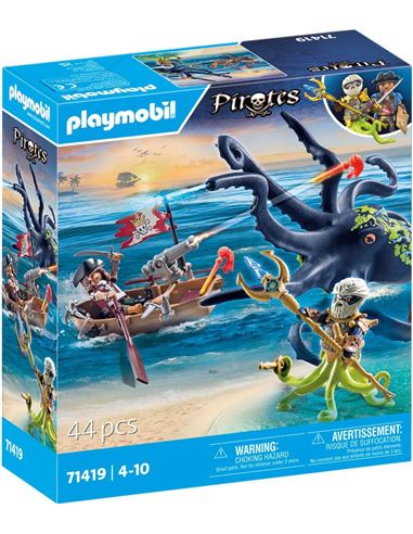 Playmobil - Pirates: Batalla con Pulpo Gigante - 30071419