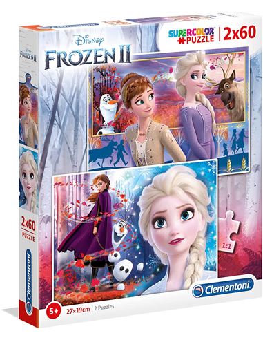 Puzzle - Multipuzzle: Frozen 2 Sisters 2x60 pcs - 06621609