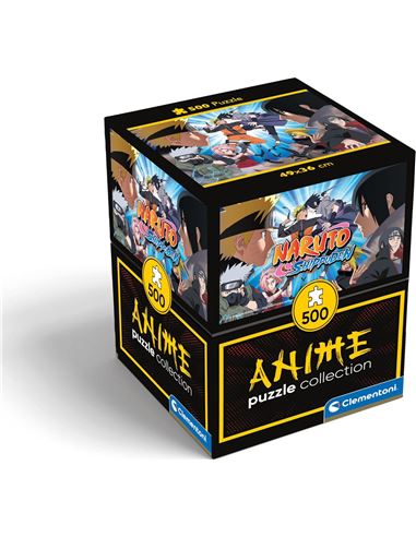 Puzzle - Caja cubo: Naruto (500 pzs) - 06635517