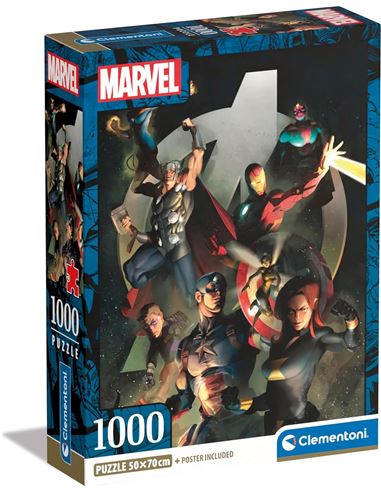 Puzzle - Marvel: Avengers Grafic Desing (1000 pzs) - 06639809