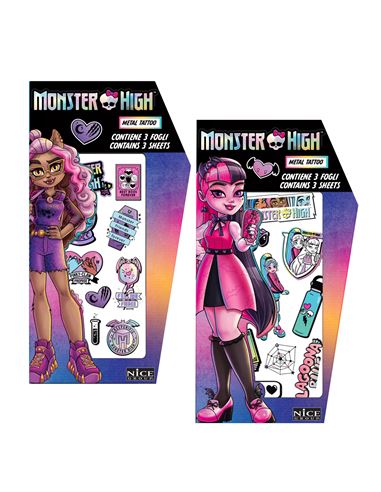 Set de tatuajes - Monster High: Efecto metalizado - 61637005