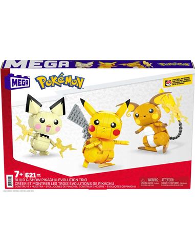 Figura - MEGA Construx: Pokémon Pikachu (3 fig.) - 24597155