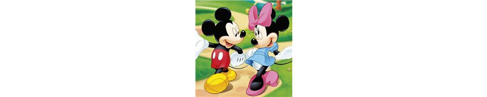 Personajes Disney Mickey y Minnie Mouse